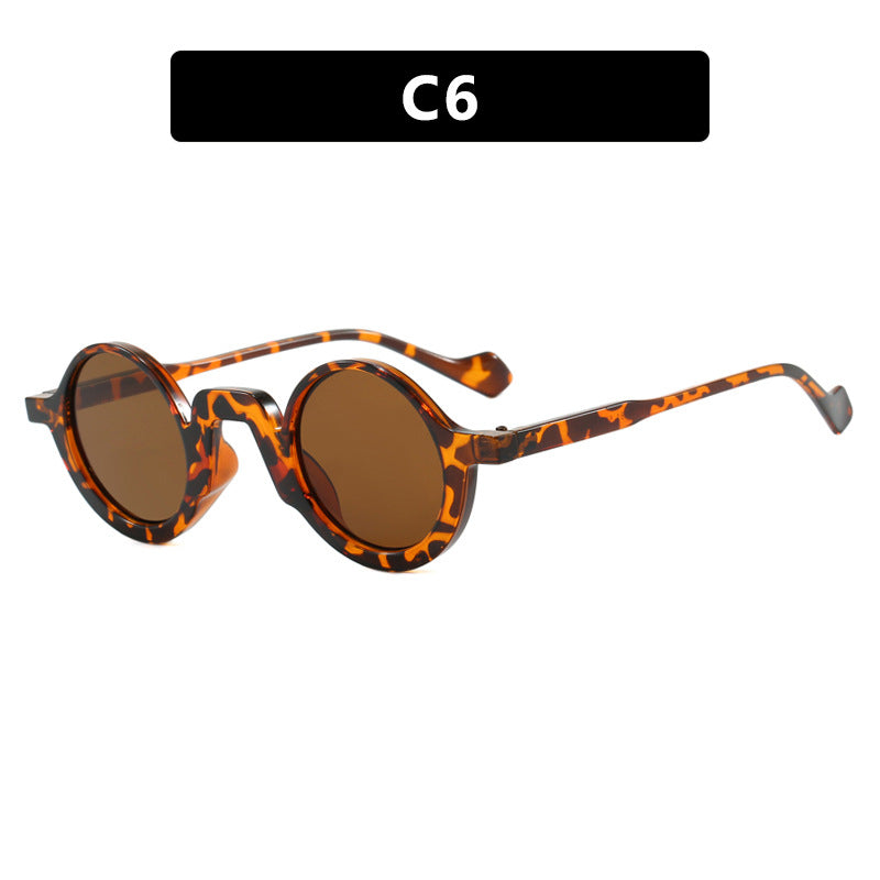Damen runde Sonnenbrille mit innovativem Design und UV-Schutz Karnz