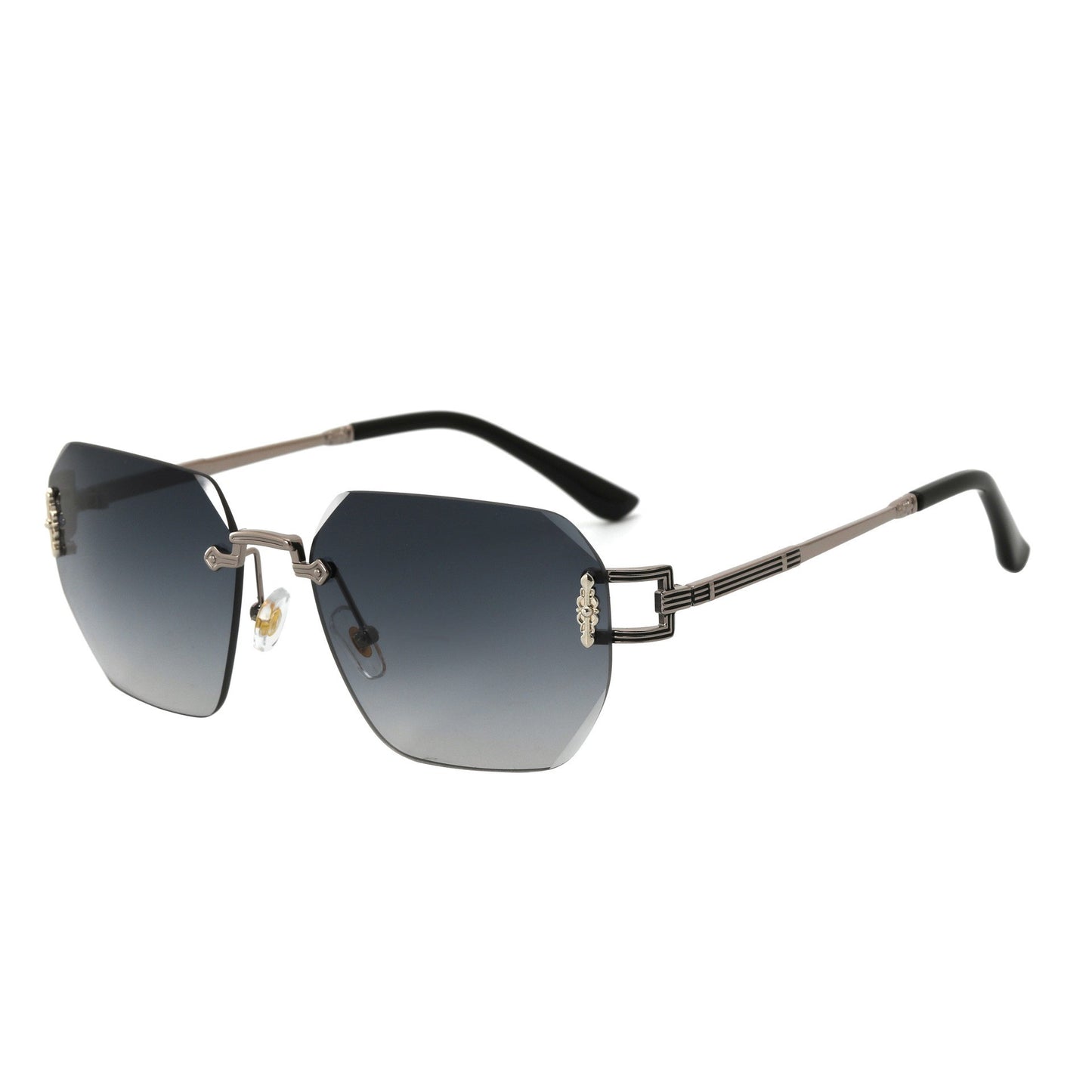 Damen Designer-Sonnenbrille im modernen, geometrischen Design Karnz