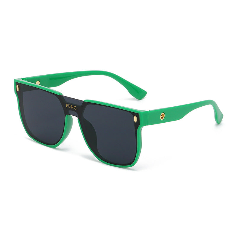 Damen modische Sonnenbrille im trendigen, geometrischen Design Karnz