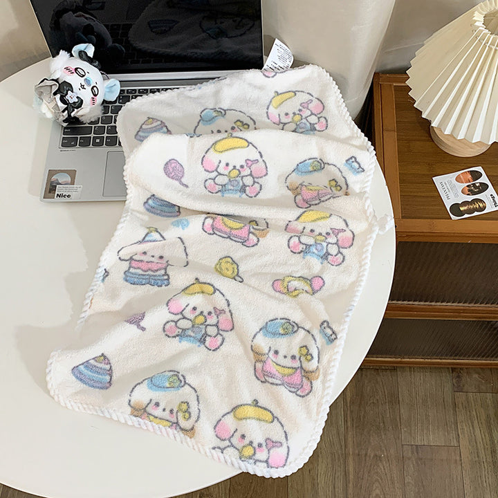 Kuscheldecke mit Verspieltem Tiermotiv Karnz