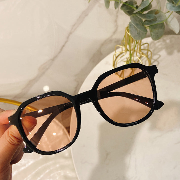 Modische Vintage-Sonnenbrille mit Breitem Rahmen Karnz