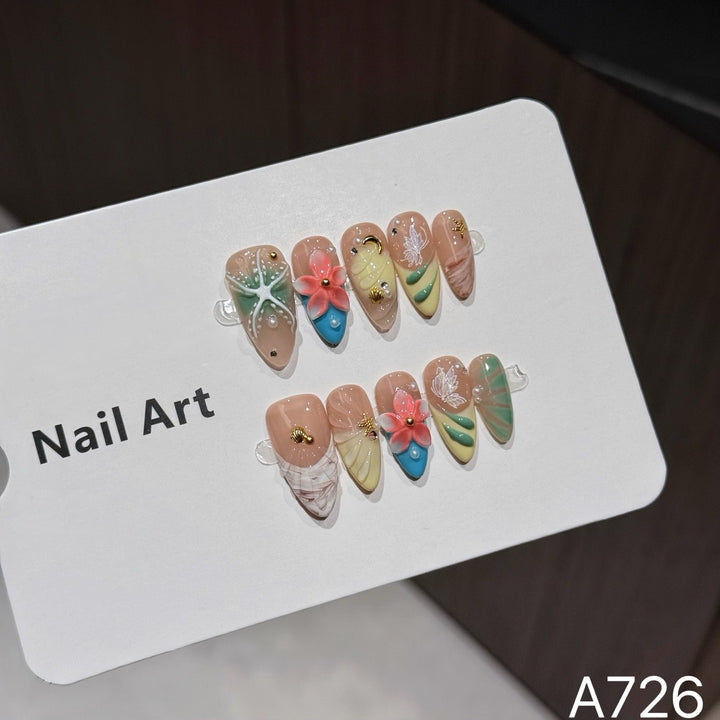 Künstlerisches Klebe-Nagelspitzen-Set