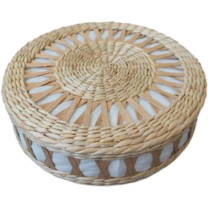 Handgefertigter Pouf Im Boho-Stil Karnz