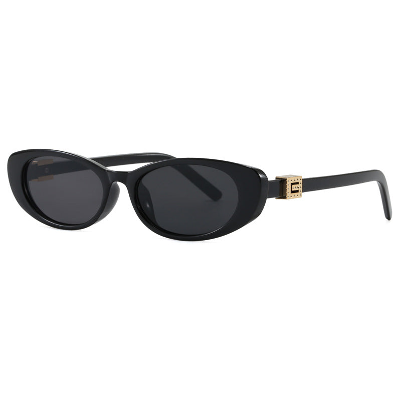 Damen Cat-Eye Sonnenbrille mit stilvollem Rahmen und luxuriösen Akzenten Karnz