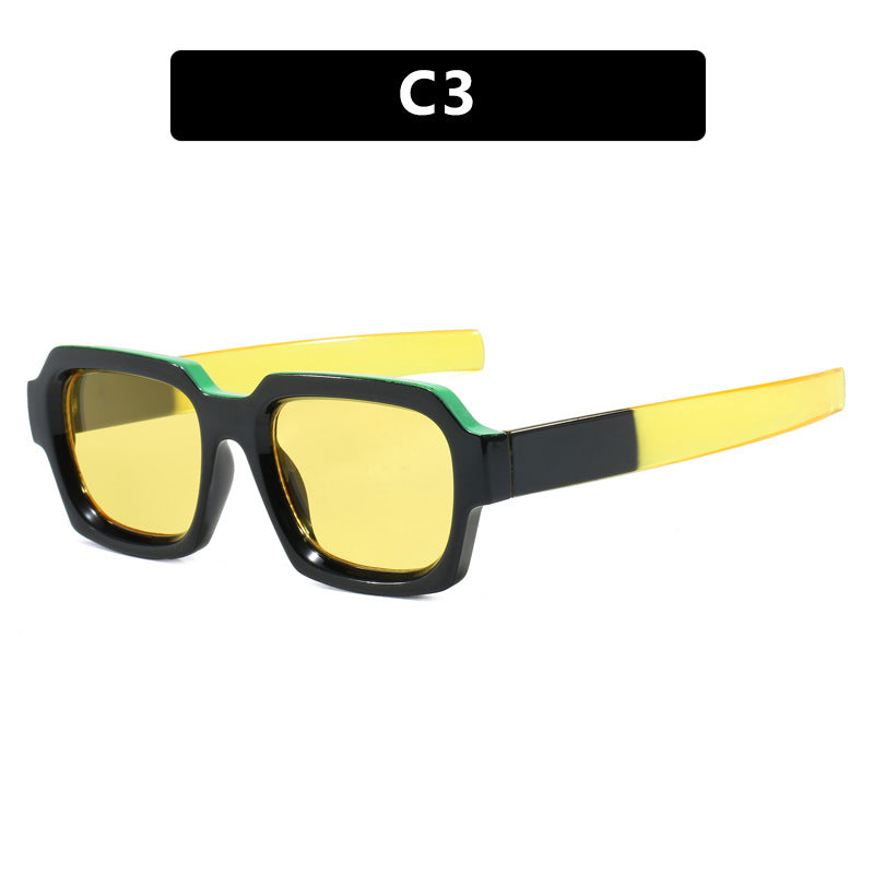 Damen stilvolle quadratische Sonnenbrille mit innovativem Design Karnz