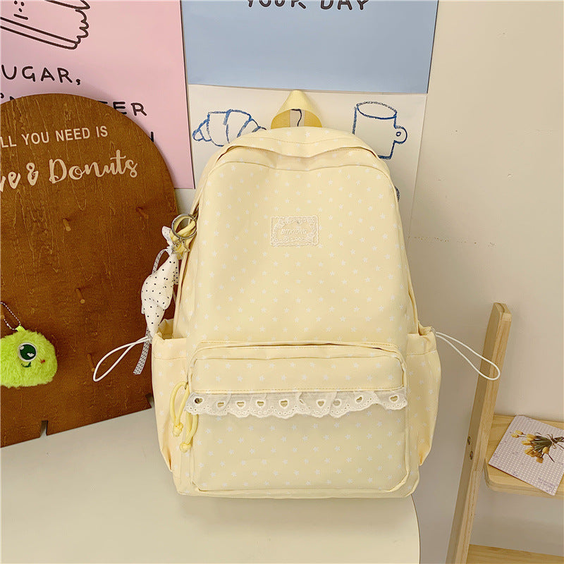 Sternmuster Schulrucksack