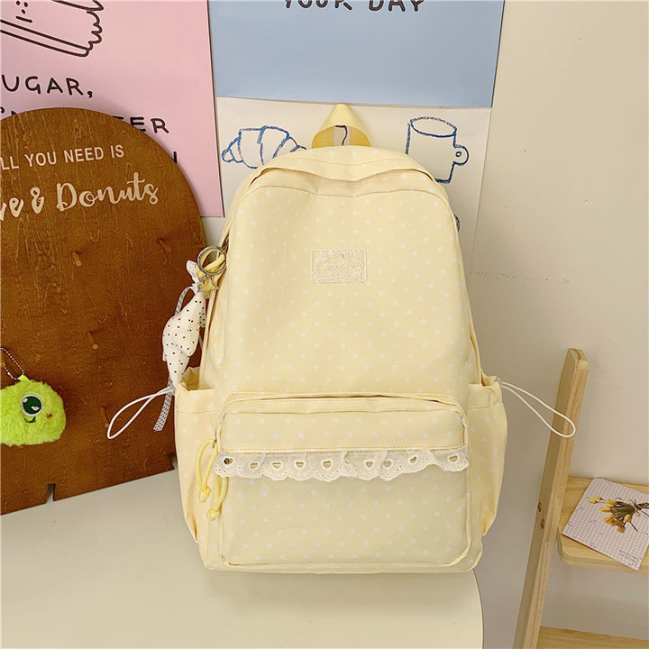 Sternmuster Schulrucksack