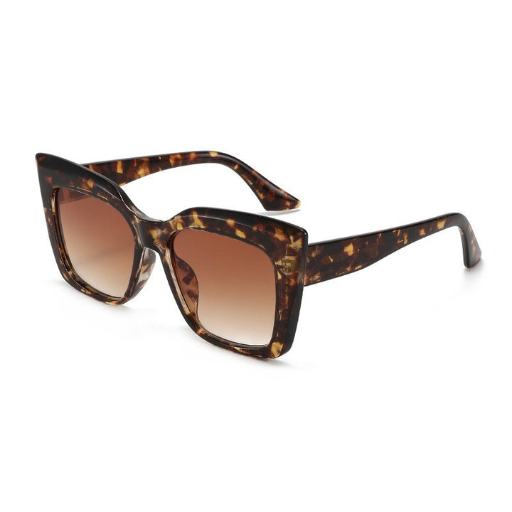Modische Oversize Quadratische Sonnenbrille
