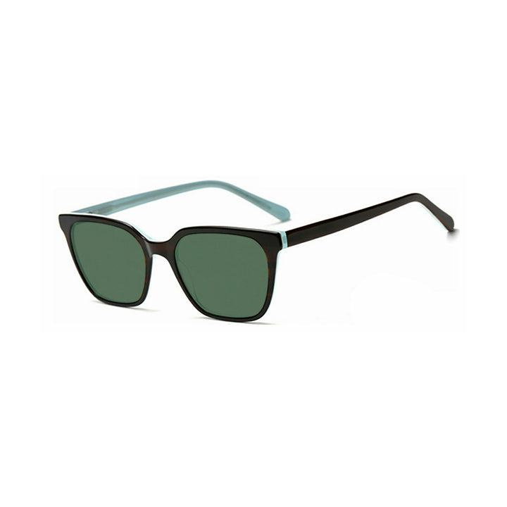 Damen modische Sonnenbrille mit elegantem, eckigem Rahmen und UV-Schutz Karnz