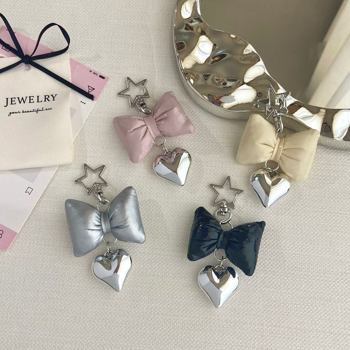 Bow-förmiger Charm Schlüsselanhänger Karnz