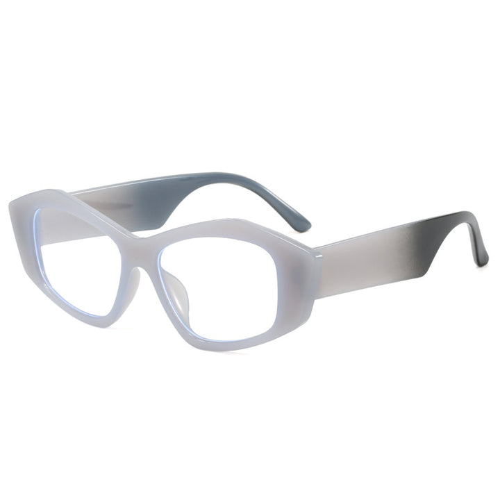 Damen Modische Augenbrille mit auffälliger Rahmenform Karnz
