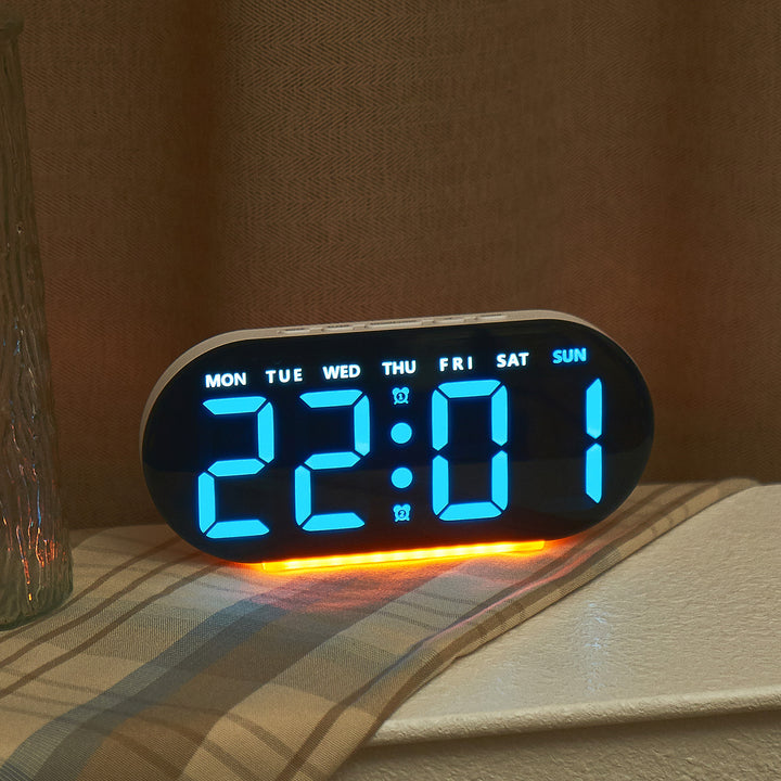 Digitaler Alarmwecker mit großem LED-Display und Temperaturanzeige Karnz