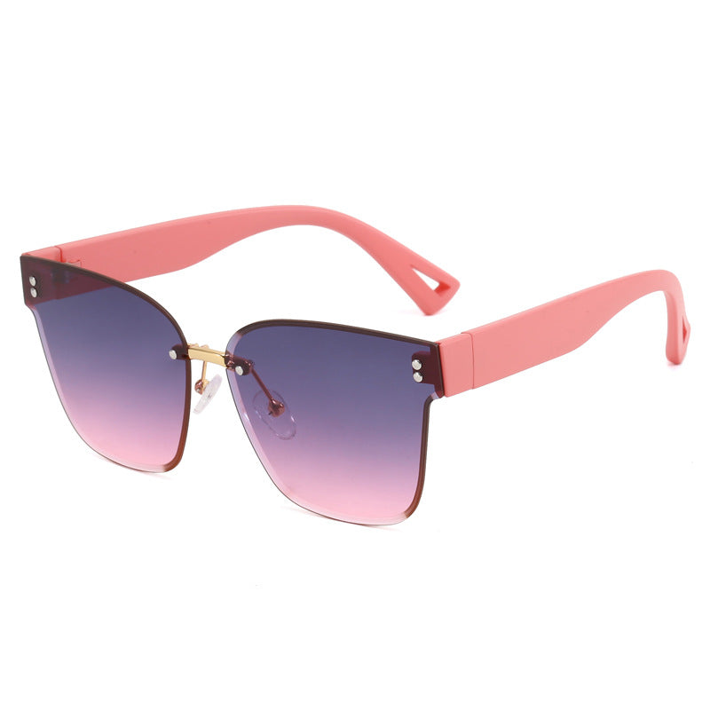 Damen stylische Sonnenbrille mit elegantem Schilddesign Karnz