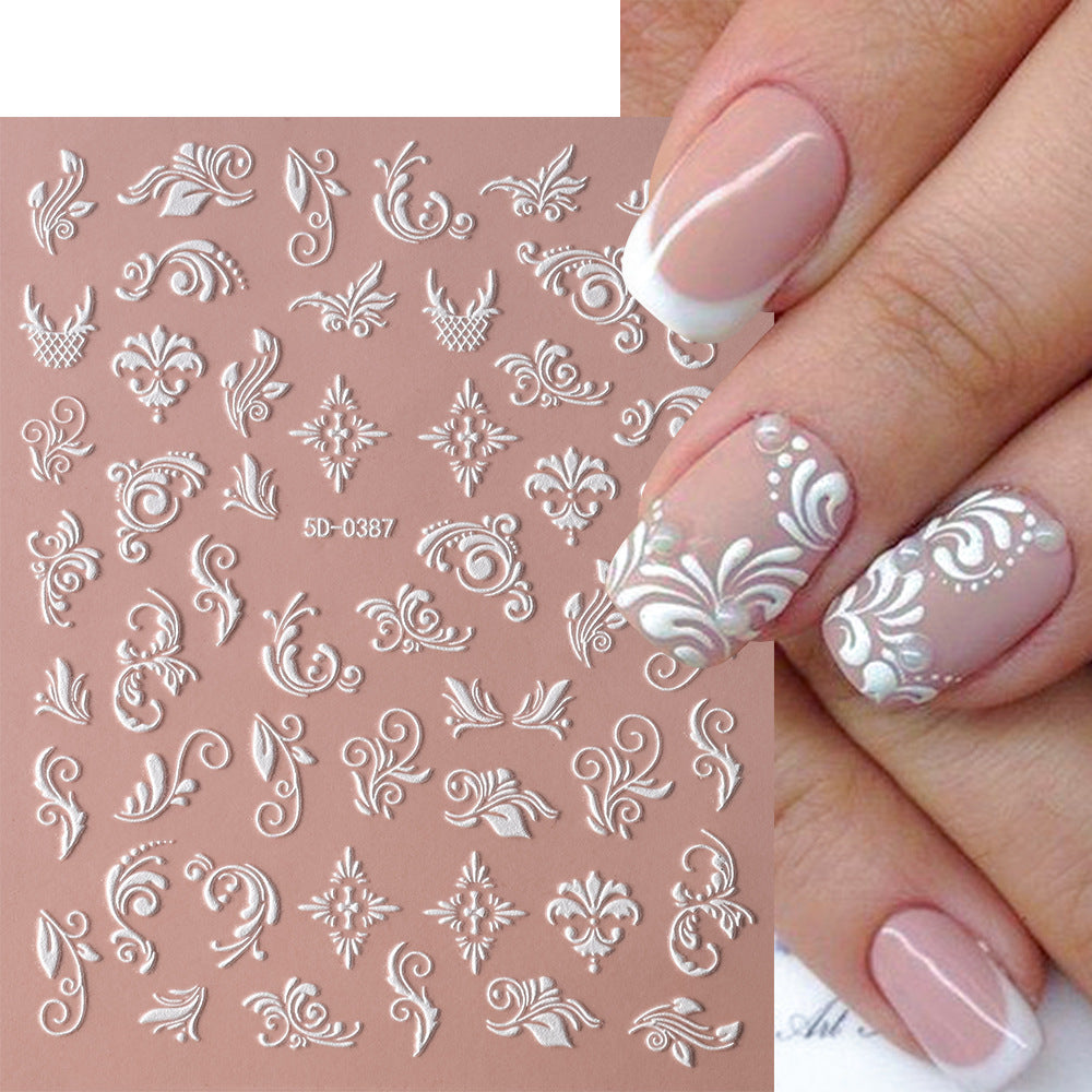Elegante Nagelkunst Stempelplatte