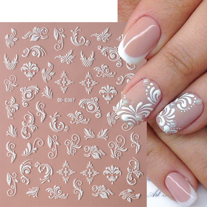Elegante Nagelkunst Stempelplatte