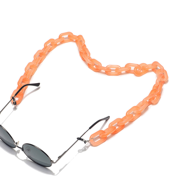 Statement Acryl Brillen Kette Karnz