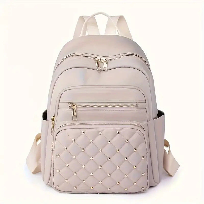 Eleganter gesteppten Multi-Taschen-Rucksack
