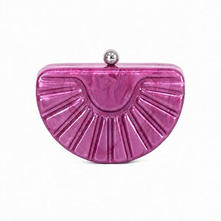 Vintage-inspirierte Perlenakzent Clutch