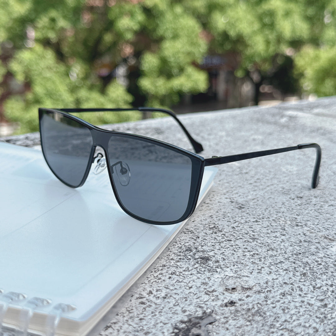 Oversized Shield Sonnenbrille Karnz