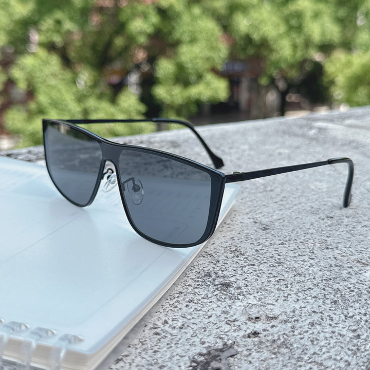 Oversized Shield Sonnenbrille Karnz