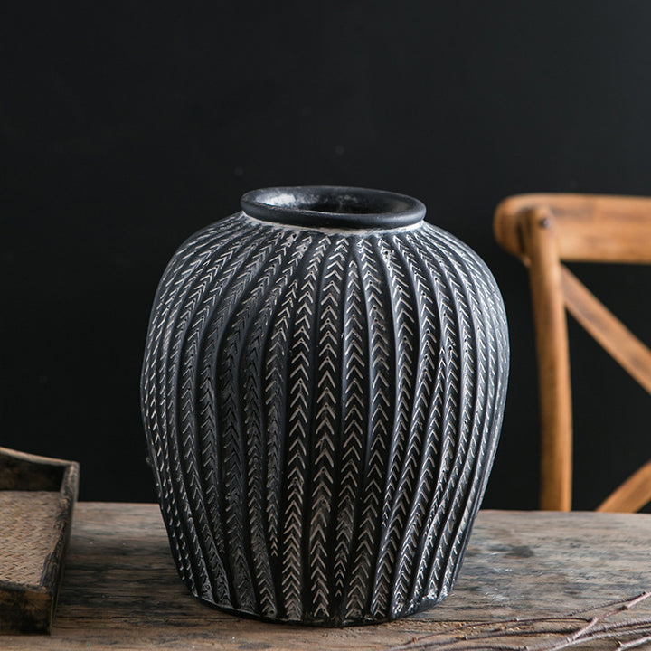 Stilvolle Keramikvase Karnz