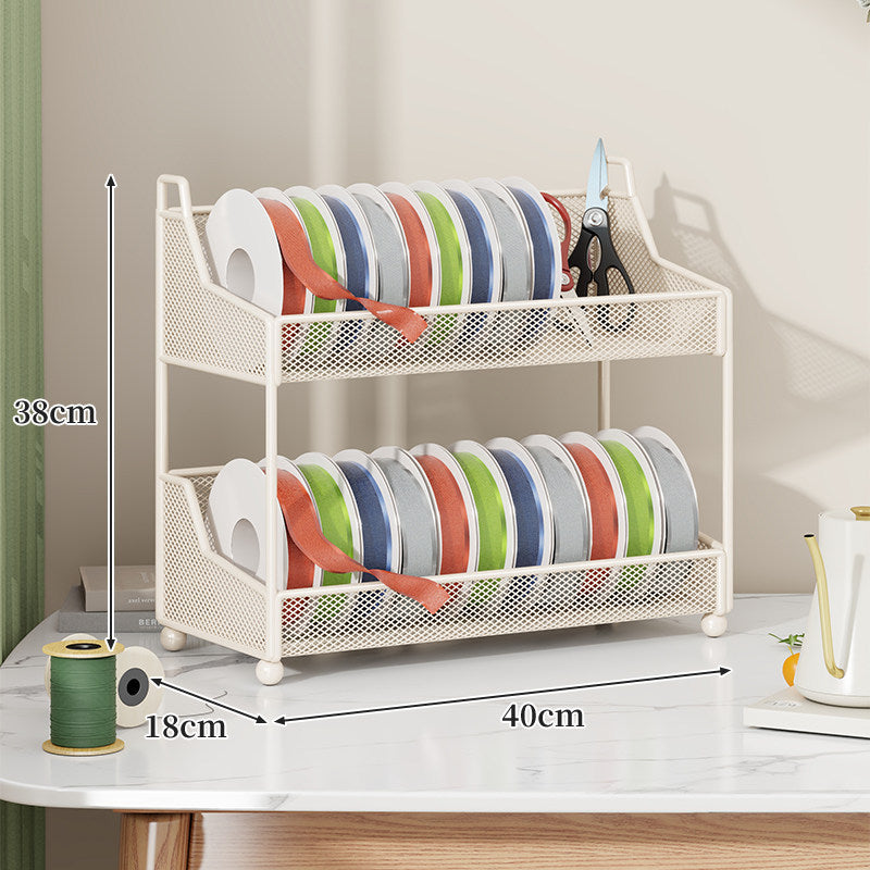 Bandrolle und Bastelbedarf Netz Organizer Regal
