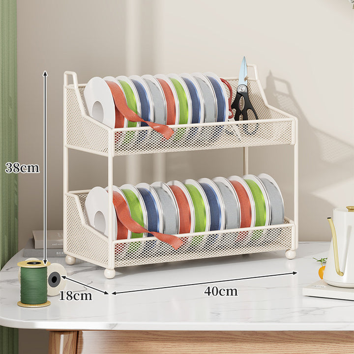 Bandrolle und Bastelbedarf Netz Organizer Regal