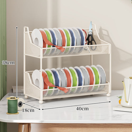 Bandrolle und Bastelbedarf Netz Organizer Regal