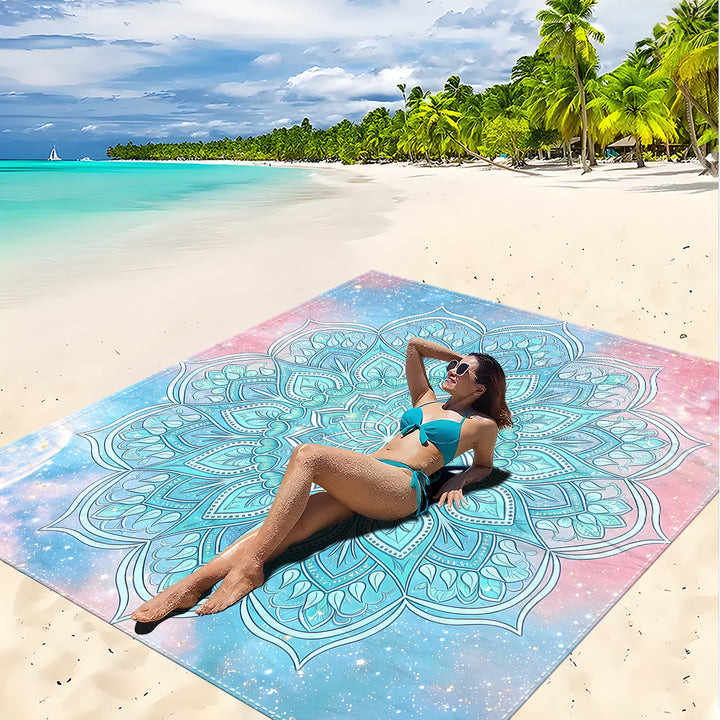 Mandala Design Strandmatte Karnz