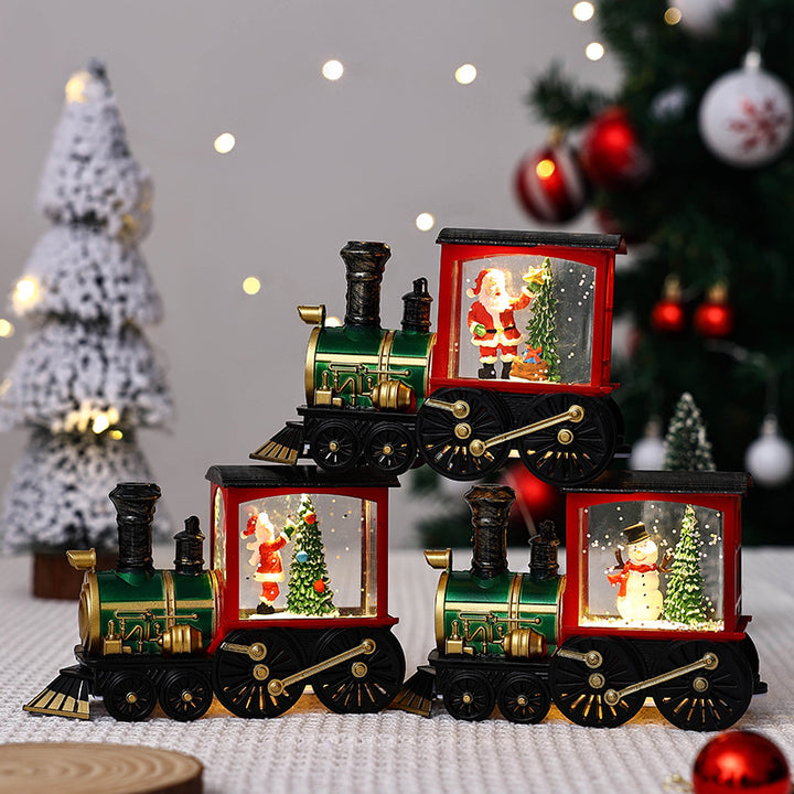 Beleuchtete Weihnachtszug-Dekoration Karnz
