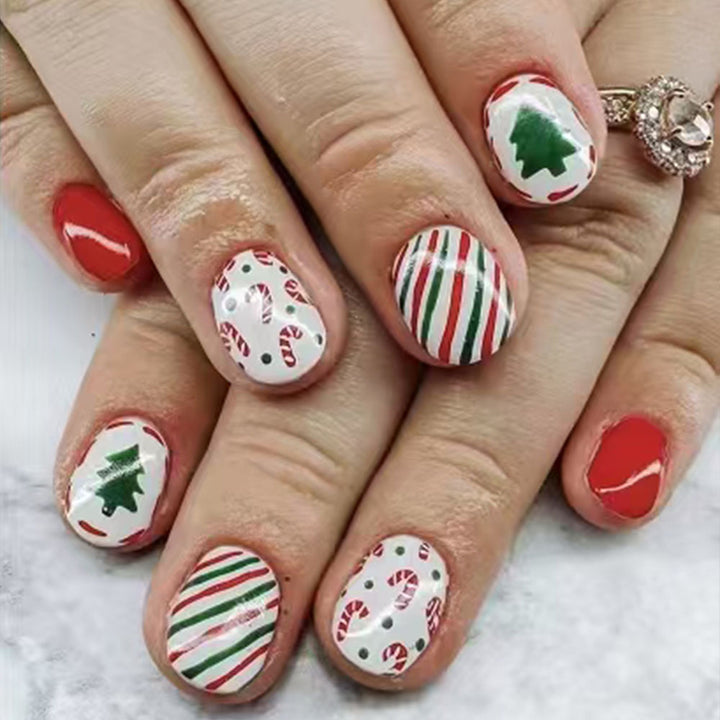 Urlaubs-Themen Druck-Nagelset Karnz