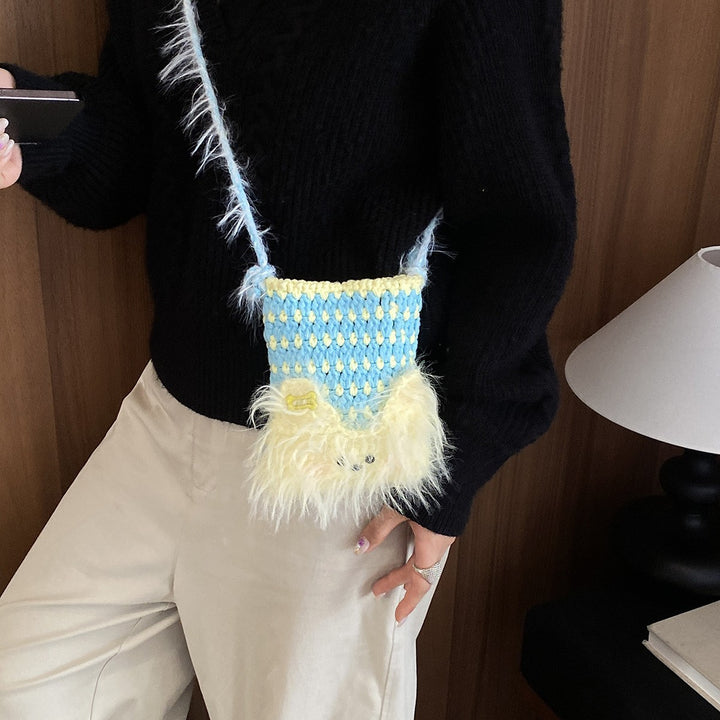 Süßes Plüsch-Tier-Themen Mini Tasche