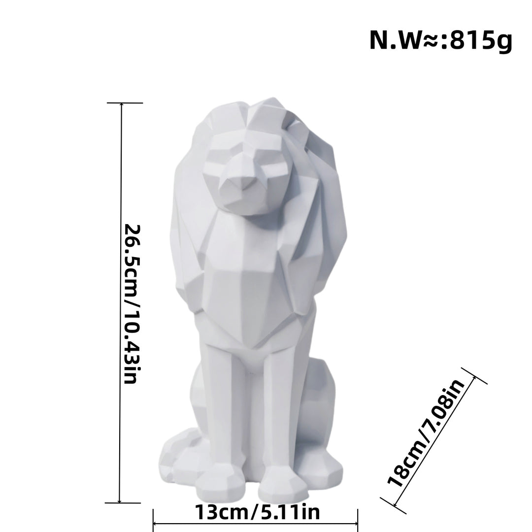 Dekorative Löwen Statue Karnz