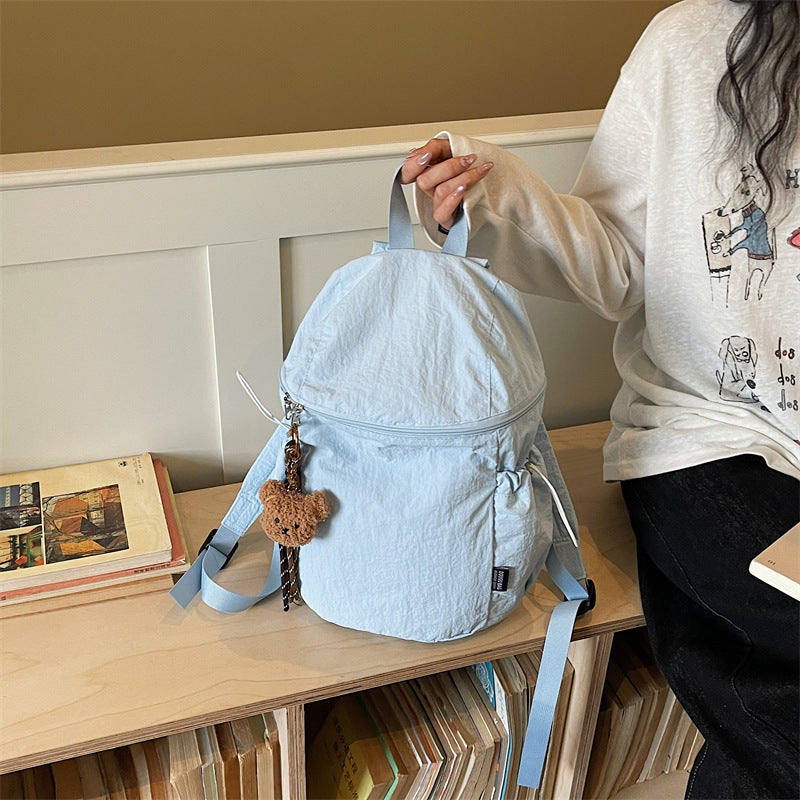 Lässiger Weicher Stoff Rucksack Karnz