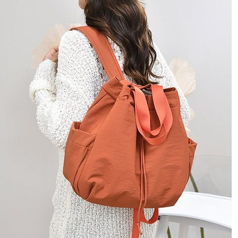 Lässiger Kordelzug Rucksack Karnz