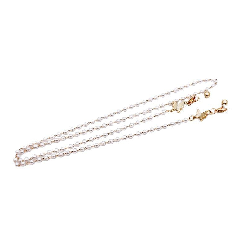 Perlen-Brillenhalterkette mit Eleganten Anhängern Karnz
