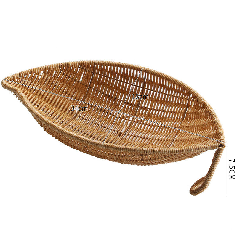 Handgefertigter Rattan Aufbewahrungskorb Karnz