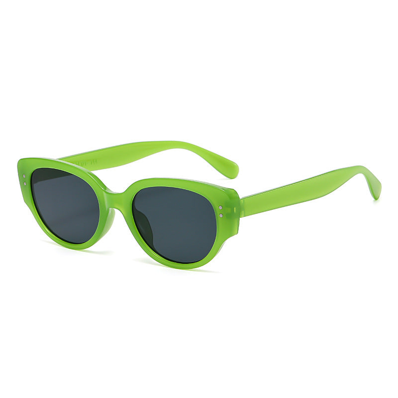 Damen modische Cat-Eye Brille mit trendy Dickrahmen Karnz