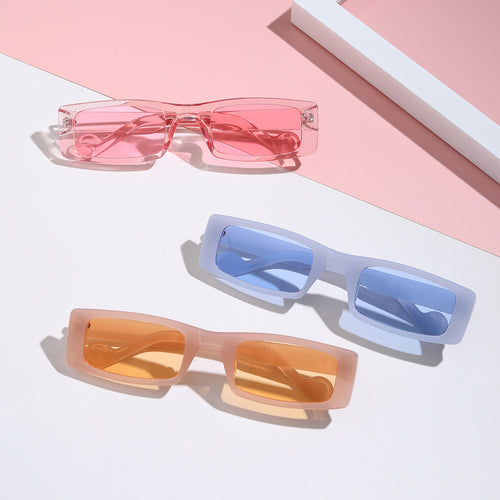 Damen modische rechteckige Sonnenbrille im innovativen Design Karnz