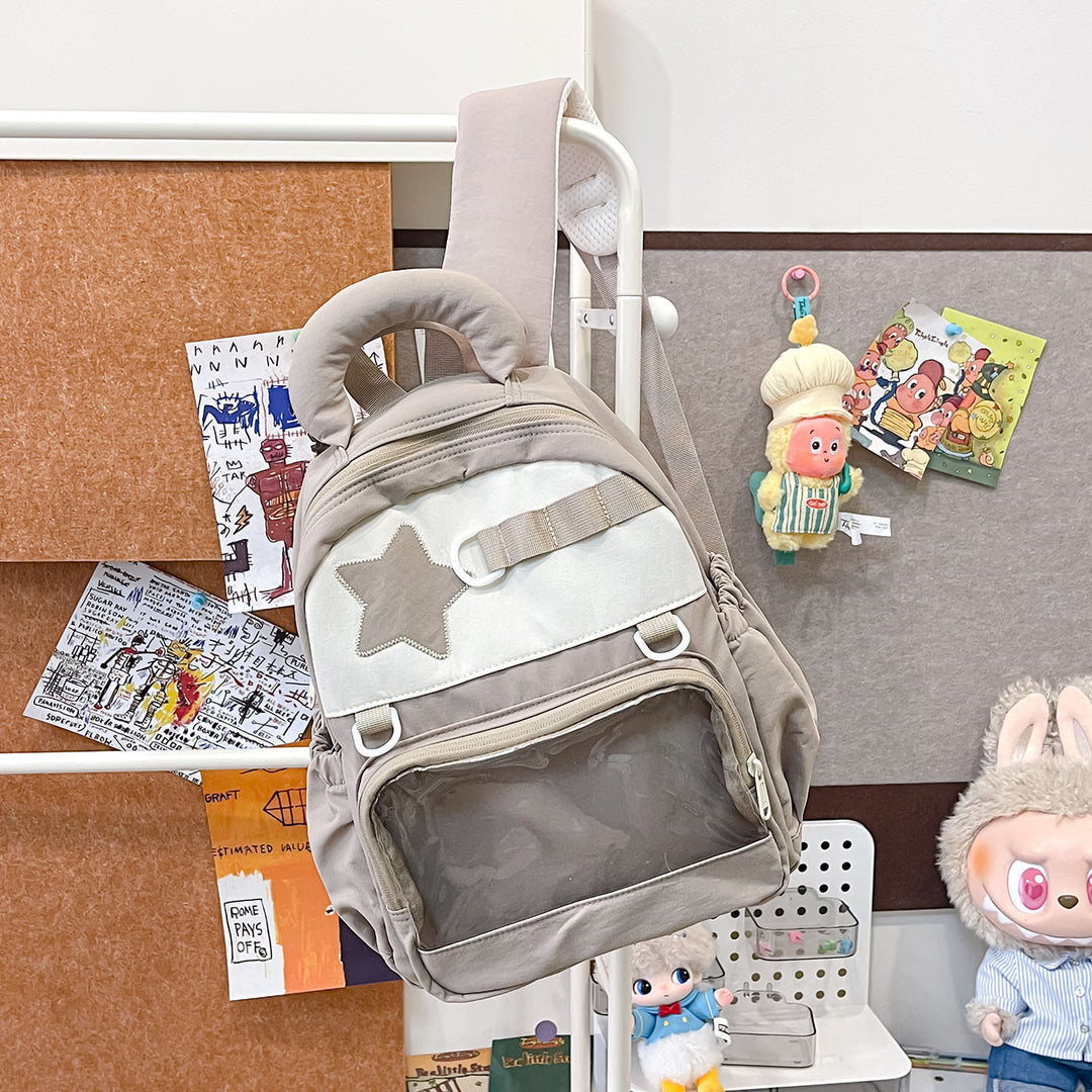 Süßer mit Sternen verzierten Mini-Rucksack Karnz