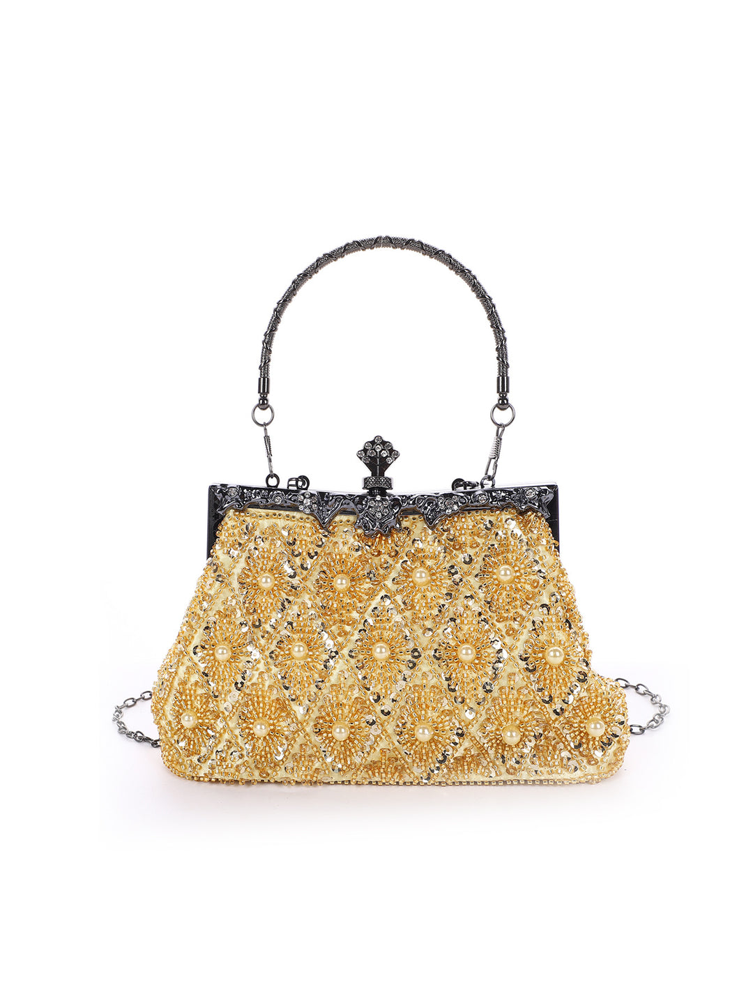 Perlen Abendhandtasche