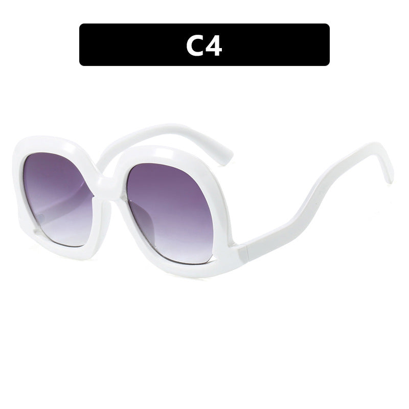 Damen oversized Sonnenbrille mit modischem Design Karnz
