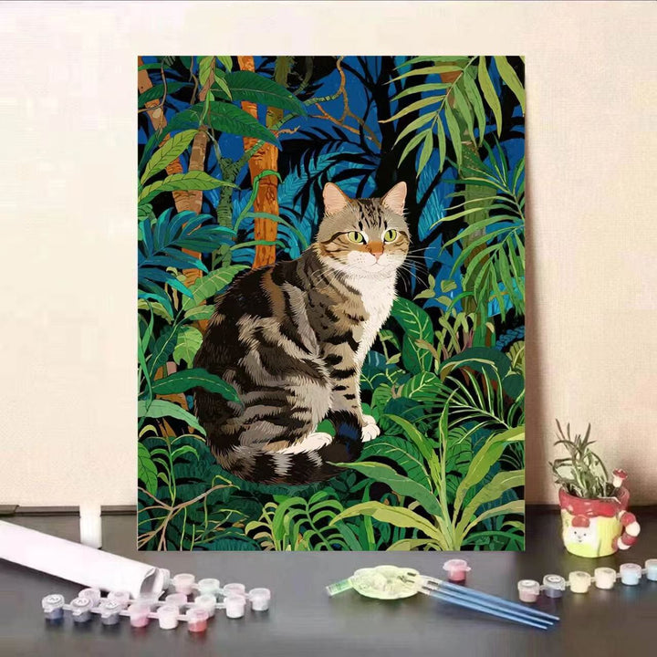 Kat-Themen Malen nach Zahlen Kunstset Karnz