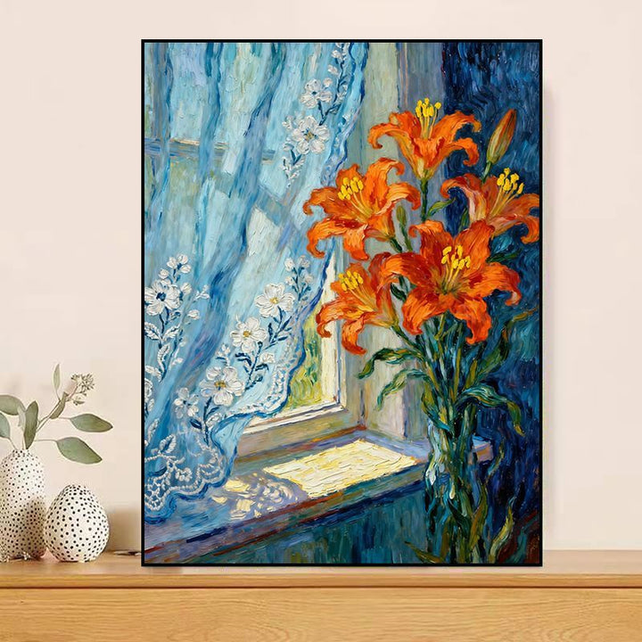 Vintage Floral Leinwand Druck Karnz