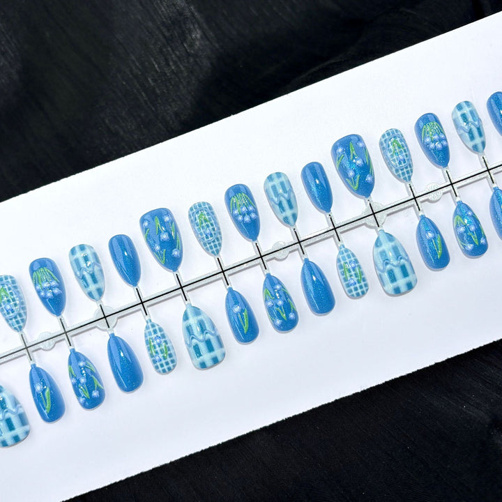 Künstlerisch Themed Press-On Nagelkunst Set