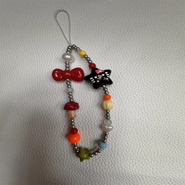 Verspielt Perlen Charme Brillenhalter Karnz