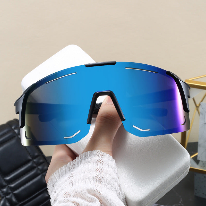 Damen Sportliche Sonnenbrille mit breitem Sichtfeld Karnz