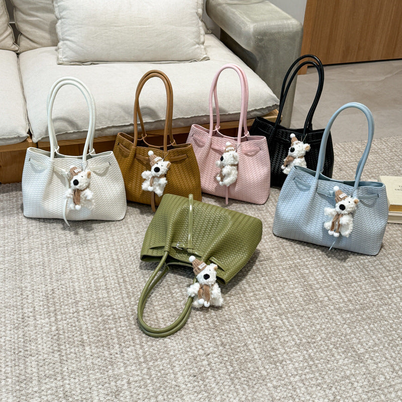 Handgefertigte Texturierte Tote Bag Karnz