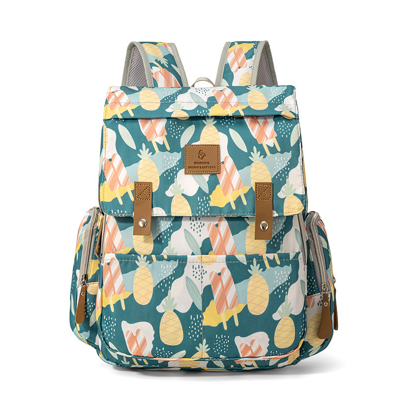 Verspielter Muster Multi-Fach Rucksack Karnz