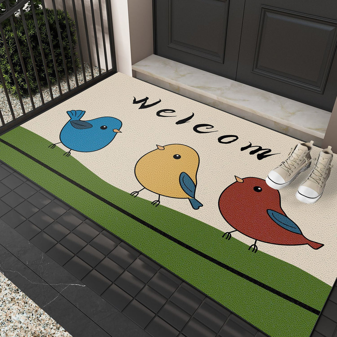 Dekorative Vogeldesign Willkommenmatte
